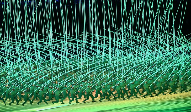 Artists perform at Beijing 2022 Olympic Winter Games' opening ceremony