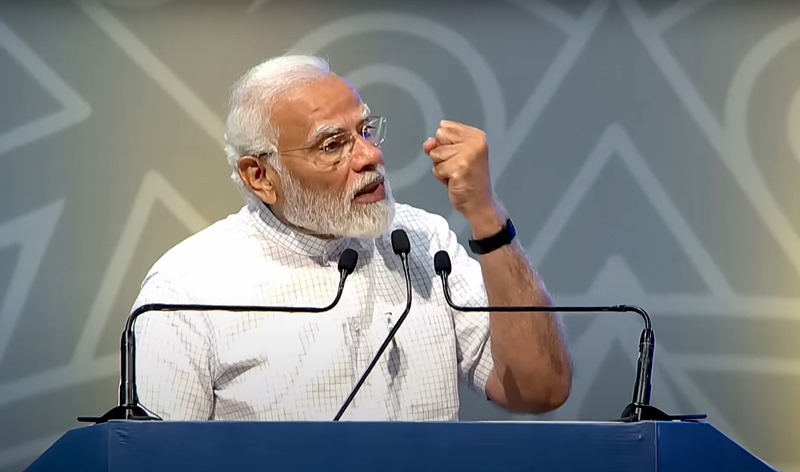 PM Modi inaugurates Bharat Drone in Delhi