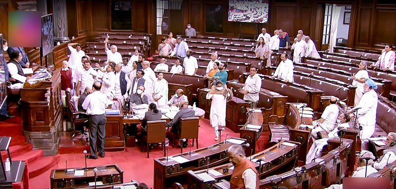 Parliament: Opposition protests in Rajya Sabha