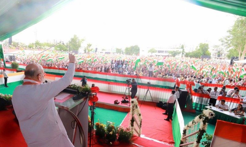 Amit Shah flags off Tiranga Yatra