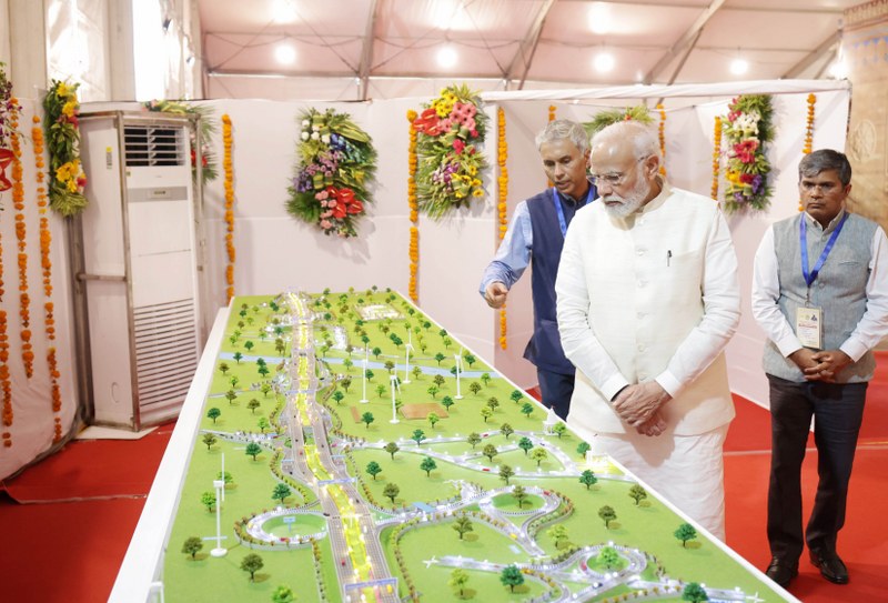 PM Modi lays foundation stone of various projects in Gwalior