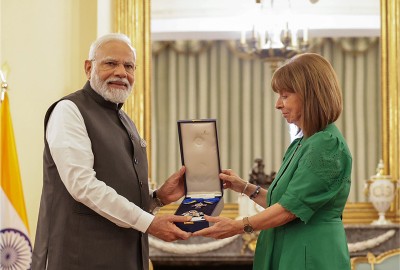 Narendra Modi in Greece: PM conferred with the Grand Cross of the Order of Honour