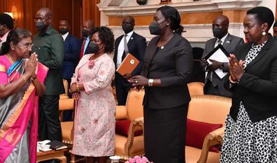 Parliamentary delegation from South Sudan calls on President Droupadi Murmu