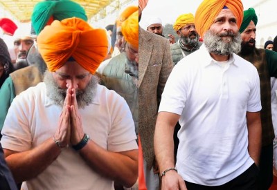 Rahul Gandhi visits Golden Temple ahead of Punjab leg of Bharat Jodo Yatra