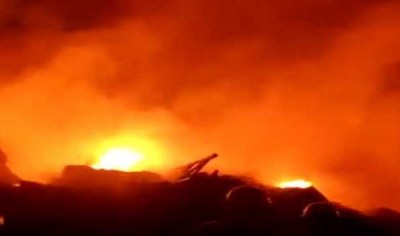 Major fire in Cuttack's Choudhury bazaar market destroys garments worth lakhs