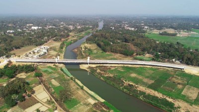 'Maitri Setu'  in Sabroom visited by Indian and Bangladeshi delegates; bridge connection to be operational by June