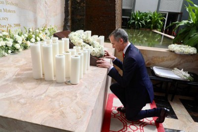 US Ambassador to India Eric Garcetti visits Taj Mahal Palace in Mumbai, pays tribute to 26/11 victims