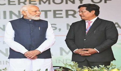 Conrad Sangma takes oath as Meghalaya CM