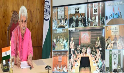 Jammu and Kashmir: LG Manoj Sinha reviews preparedness for Independence Day celebration