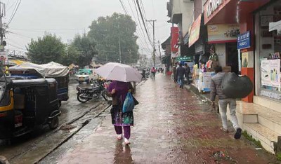 Light rain, snow at isolated places during next 24 hours in Kashmir