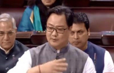 Union Minister Kiren Rijiju’s car hit by truck in J&K's Ramban