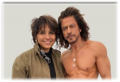 Shah Rukh Khan looks dashing in this image shared by Pathaan makeup artist