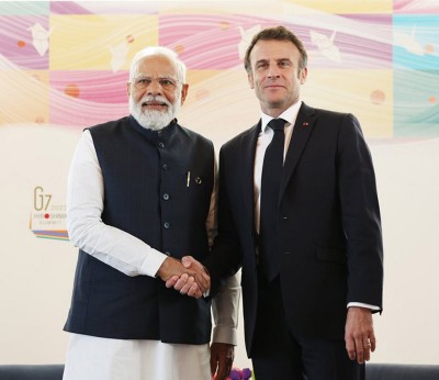 G7: Narendra Modi meets French President Emmanuel Macron, reviews  Strategic Partnership in various areas