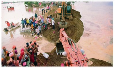 People Power Prevails: Volunteers unite to mend breach sites in Punjab