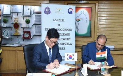 India-Korea Electronic Origin Data Exchange System (EODES) for faster clearance of imported goods launched