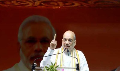 Amit Shah offers prayers at Ramanathaswamy temple in Tamil Nadu's Rameswaram