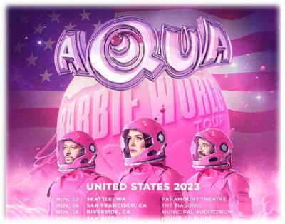 Popular Europop band Aqua announces US tour dates, ticket sales from August 30