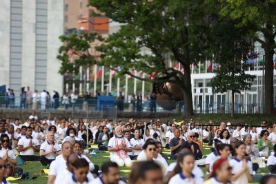 PM Modi leads yoga event at UN Headquarters in New York, urges to make 'yoga part of our lives'