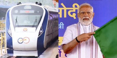 PM Modi flags off Vande Bharat trains in Bhopal