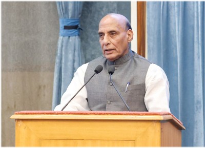 Rajnath Singh interacts with Indian diaspora in Nigeria during his visit to Abuja