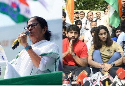 'We must all stand with protesting wrestlers': Bengal CM Mamata Banerjee