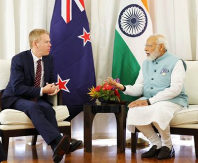 Narendra Modi meets New Zealand PM  Chris Hipkins, discusses various aspects of bilateral relationship