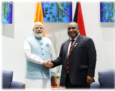 Had a productive talk with  Papua New Guinea PM James Marape: Narendra Modi