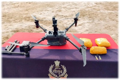 BSF foils drug smuggling attempt, intercepts drone close to Pakistan border