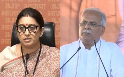 Smriti Irani attacks Chhattisgarh CM Bhupesh Baghel amid Mahadev App row