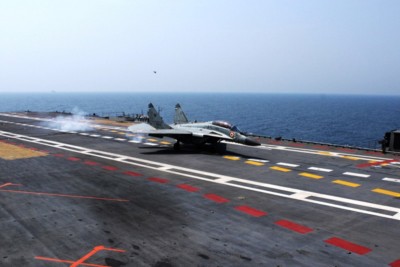 PM Narendra Modi appreciates maiden landing of LCA Navy and MiG-29K fighter aircraft onboard INS Vikrant