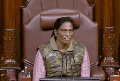 Legendary sprinter PT Usha chairs Rajya Sabha session