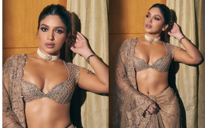 Bhumi Pednekar looks stunning in lehenga choli