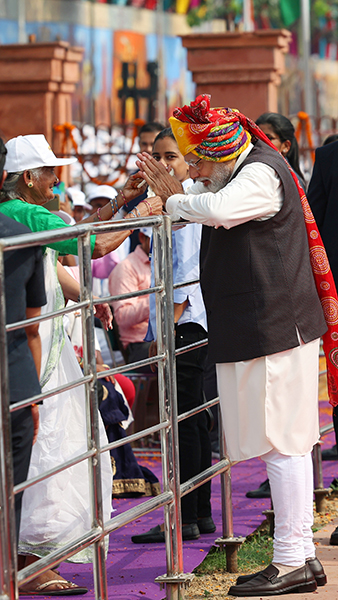 PM Modi addresses nation from Red Fort as India celebrates Independence Day