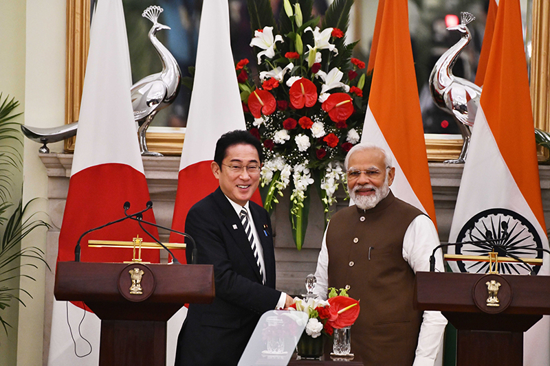In Images: Modi, Japan PM Fumio Kishida hold talks in New Delhi