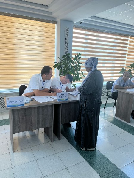 In Images: Uzbekistan presidential election
