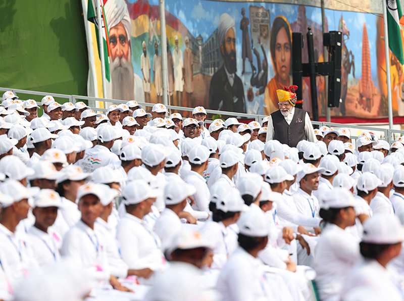PM Modi addresses nation from Red Fort as India celebrates Independence Day