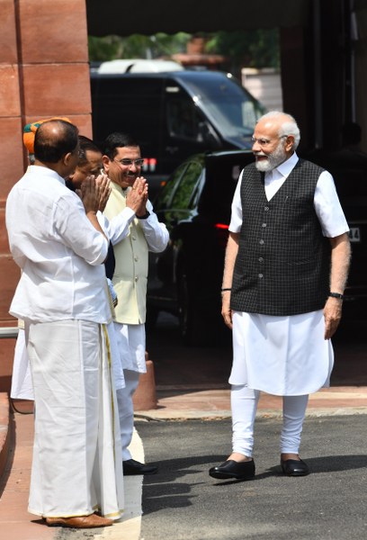 PM Modi addresses media on first day of Monsoon Session
