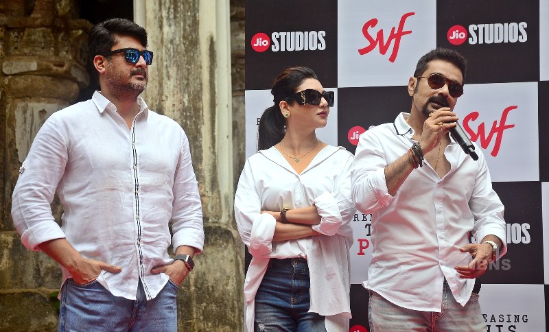 In Images: Logo launch of Srijit Mukherji's next film 'Dawshom Awbotaar'