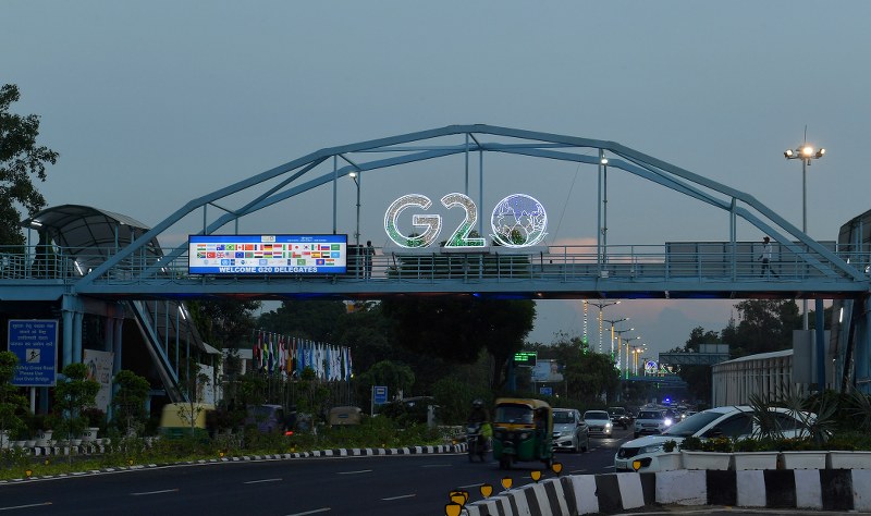 Glimpses of lighting at Delhi's Pragati Maidan ahead of G20 Summit