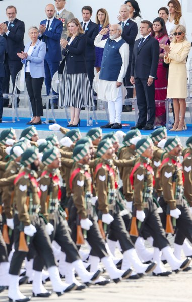 PM attends Bastille Day celebrations in France's capital Paris