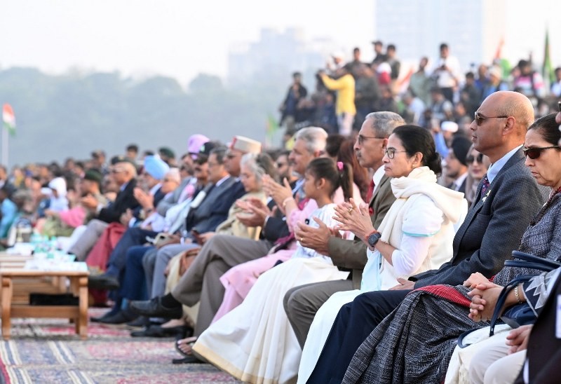 Mamata Banerjee attends Military Tattoo event for first time at Eastern Command in Kolkata