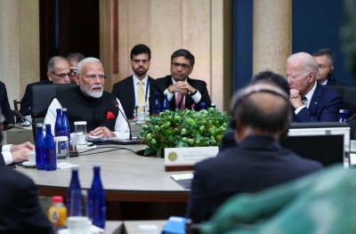 PM Modi stresses for free, open, inclusive Indo-Pacific in his first address to Quad partners in US