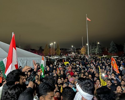 Canadian Hindus demonstrate against the recent attack on temple by 'pro-Khalistani' supporters, demand strict action