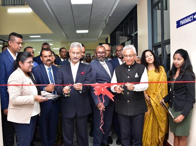 EAM S Jaishankar inaugurates first overseas Jan Asudhi Kendra during his visit to Mauritius