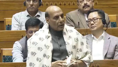 Congress always prioritised personal interest over Constitution: Rajnath Singh