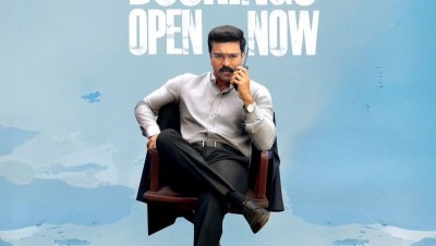 Ram Charan announces Game Changer's overseas bookings are now open