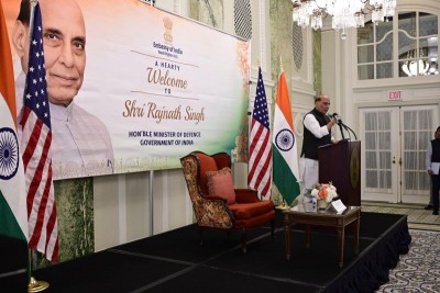 India, USA are a formidable force which can ensure peace in world, says Rajnath Singh after arriving in Washington DC 