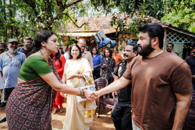 Mohanlal begins shooting with Shobana for L360