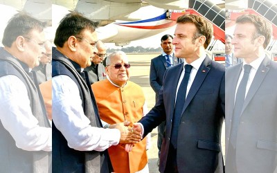 French President Macron, chief guest of India's Jan 26 Republic Day show, arrives in Jaipur today