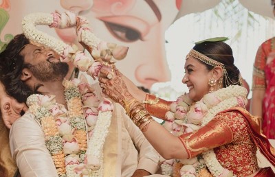 Aishwarya Arjun, Umapathy Ramaiah get married, couple share pictures on social media